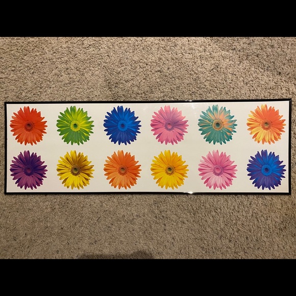Color Flower Wall Art - Picture 1 of 1